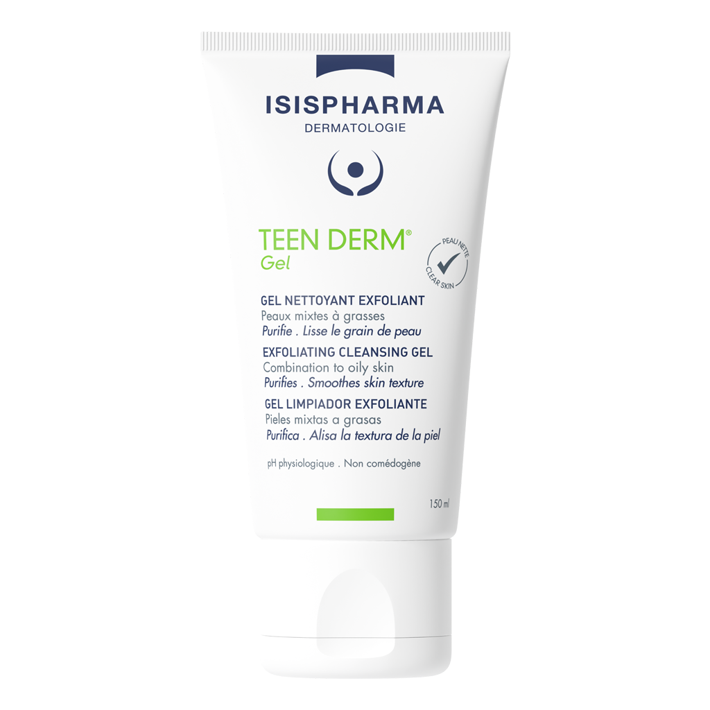 TEEN DERM - ексфолиращ почистващ гел за мазна кожа 150 мл.