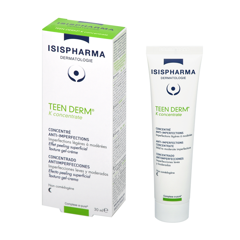 TEEN DERM К concentrate 30 ml ( гел-крем при мазна кожа с несъвършенства )