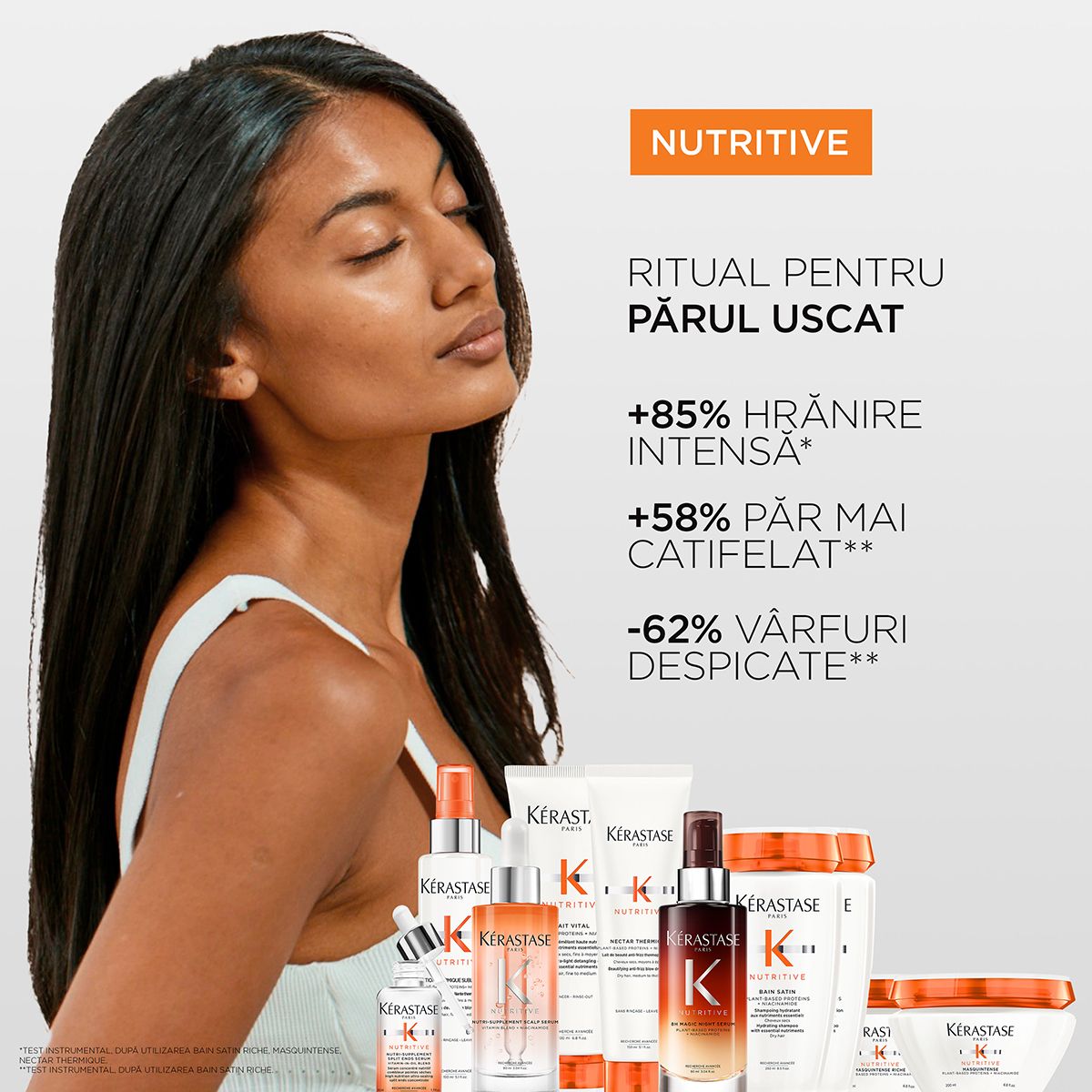 Нощен серум за коса Kerastase Nutritive 8H Magic Night за суха коса 90мл - Image 4