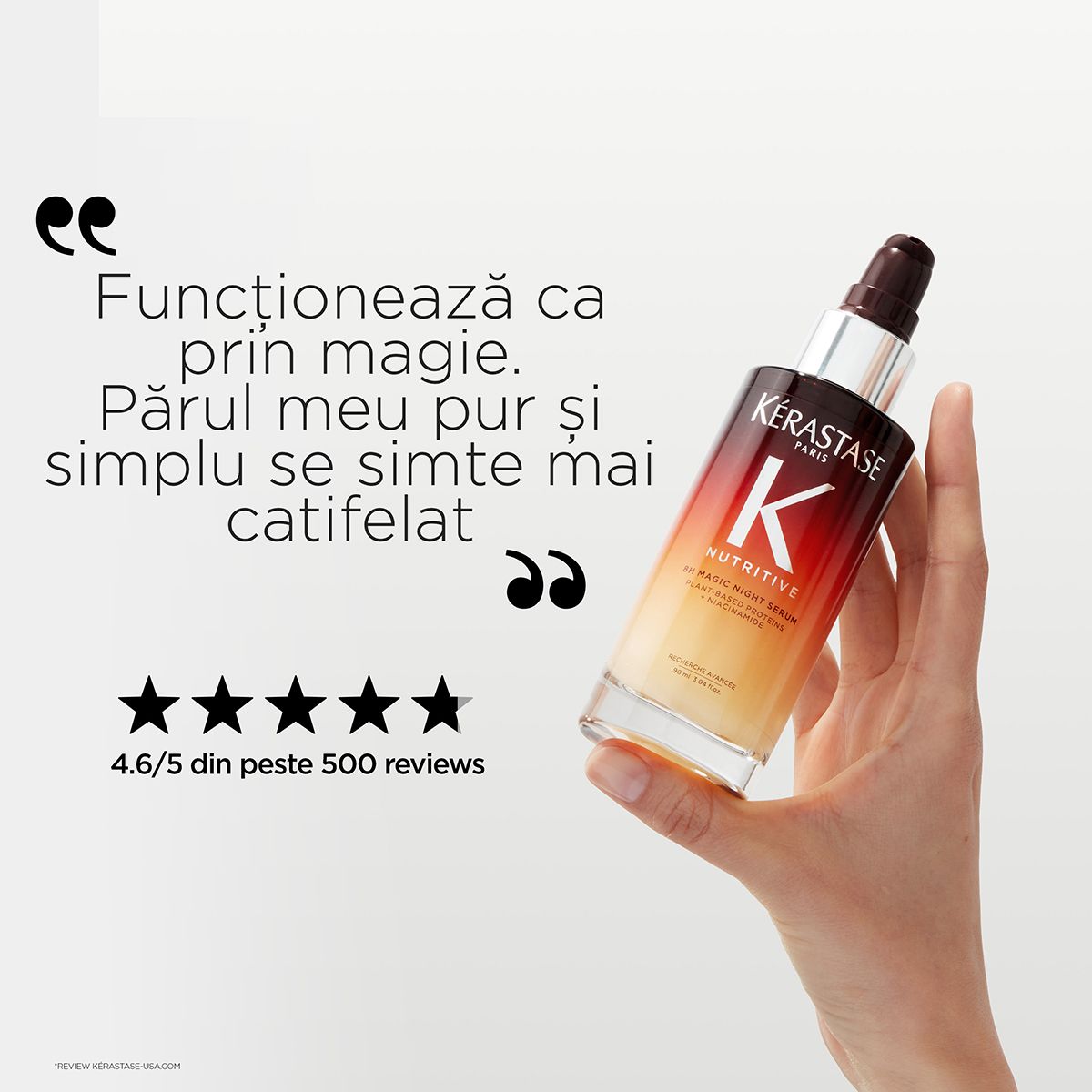 Нощен серум за коса Kerastase Nutritive 8H Magic Night за суха коса 90мл - Image 3