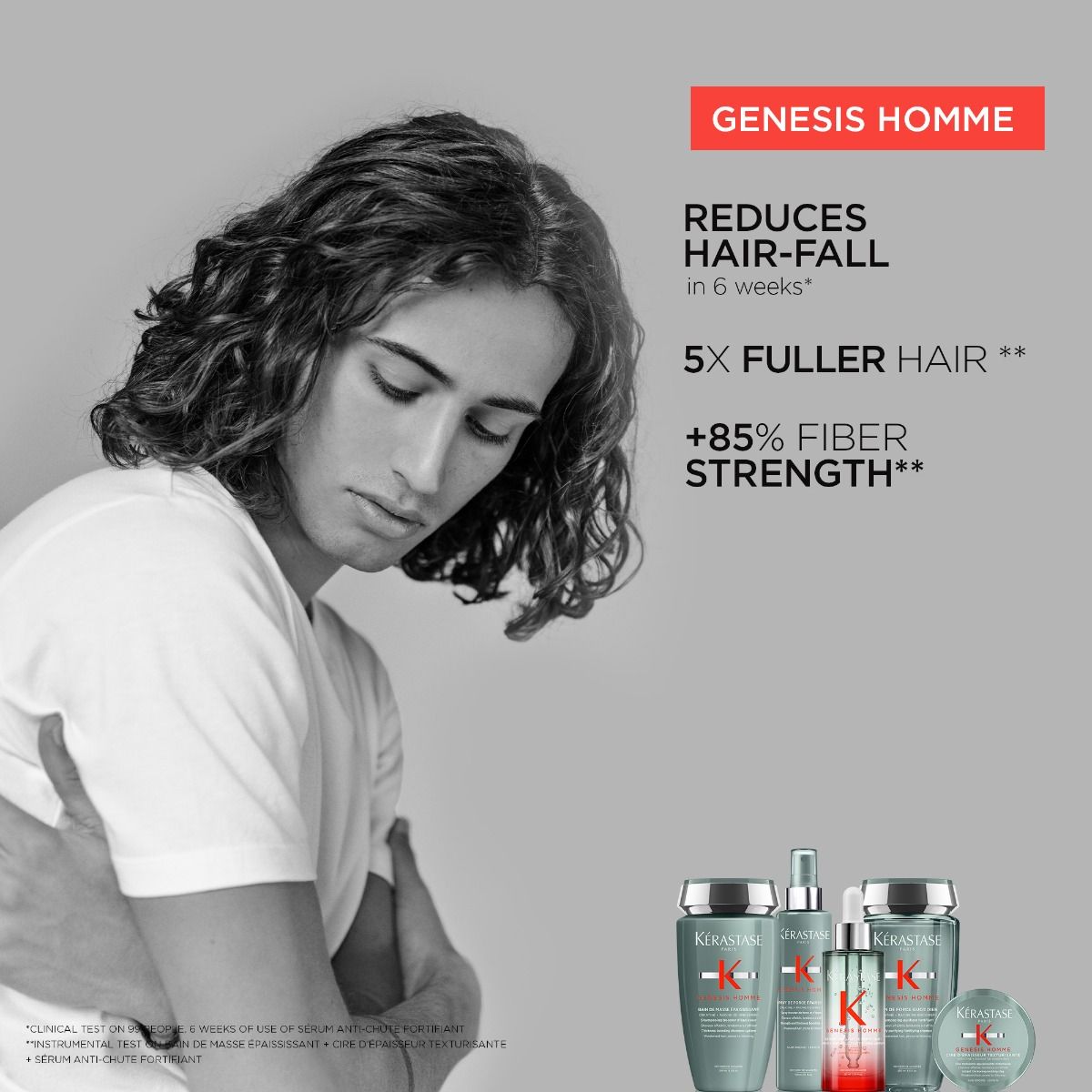 Подсилващ и уплътняващ спрей Kerastase Genesis Homme 150мл - Image 2