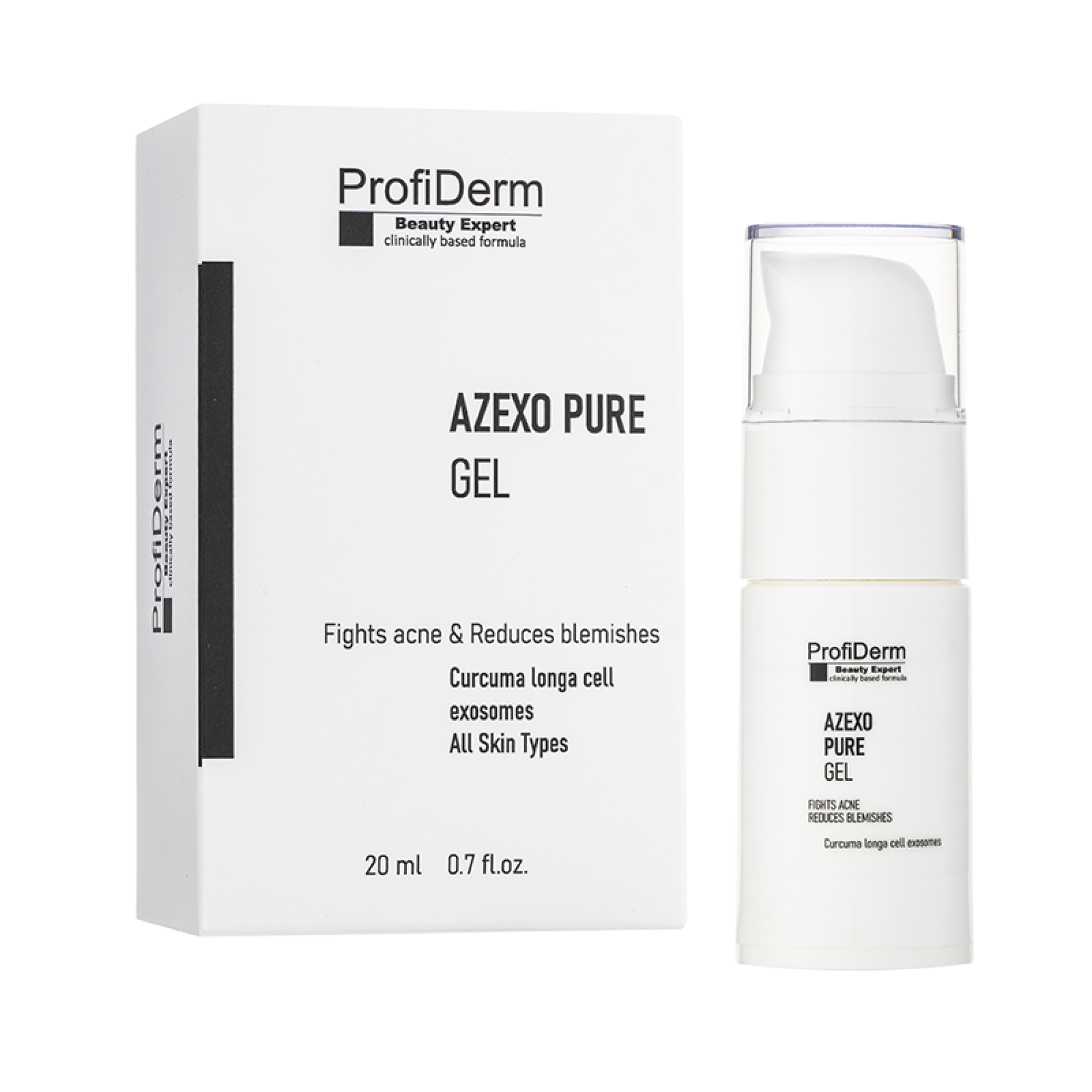 Profi Derm Azexo Pure Gel гел с екзозоми при акне и хиперпигментации