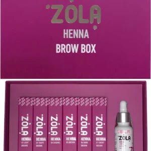 Кутия с къна 6 бр. + Масло за Вежди ''ZOLA''