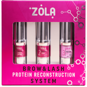 Комплект за ламиниране на мигли и вежди ZOLA Pink