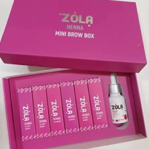 Z.O.L.A Комплект къна 6 бр. +масло за вежди
