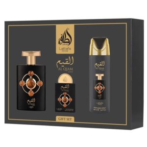 Lattafa Pride Al Qiam Gold – Унисекс подаръчен комплект 100 мл + 20 л м+ 200 мл